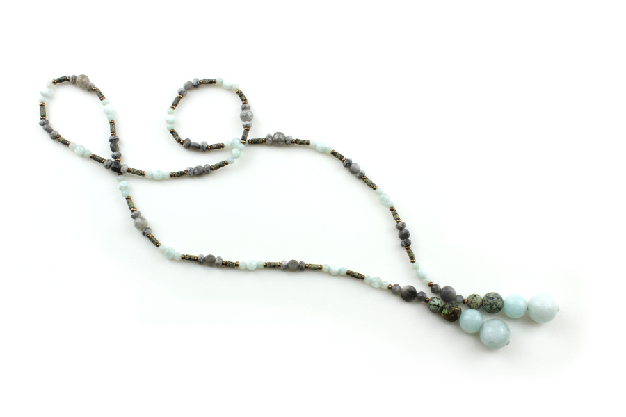 Bijou d’Hiver en Perles Naturelles – Élégance Givrée et Intemporelle