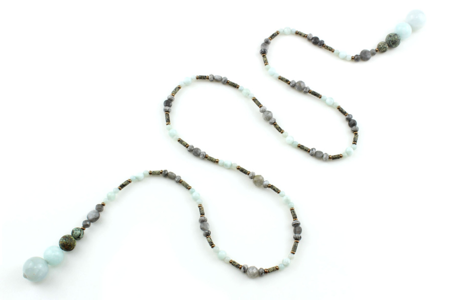 Bijou d’Hiver en Perles Naturelles – Élégance Givrée et Intemporelle