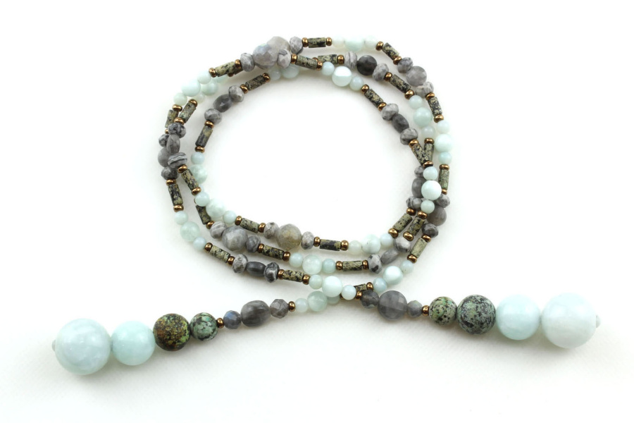 Bijou d’Hiver en Perles Naturelles – Élégance Givrée et Intemporelle