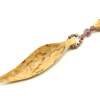 Collier haute couture en bois sculpté