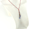 Collier Lasso en Cristal Bleu Saphir