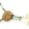 Collar gargantilla de madera de Palo Santo y Morganita