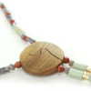 Collar gargantilla de madera de Palo Santo y Morganita