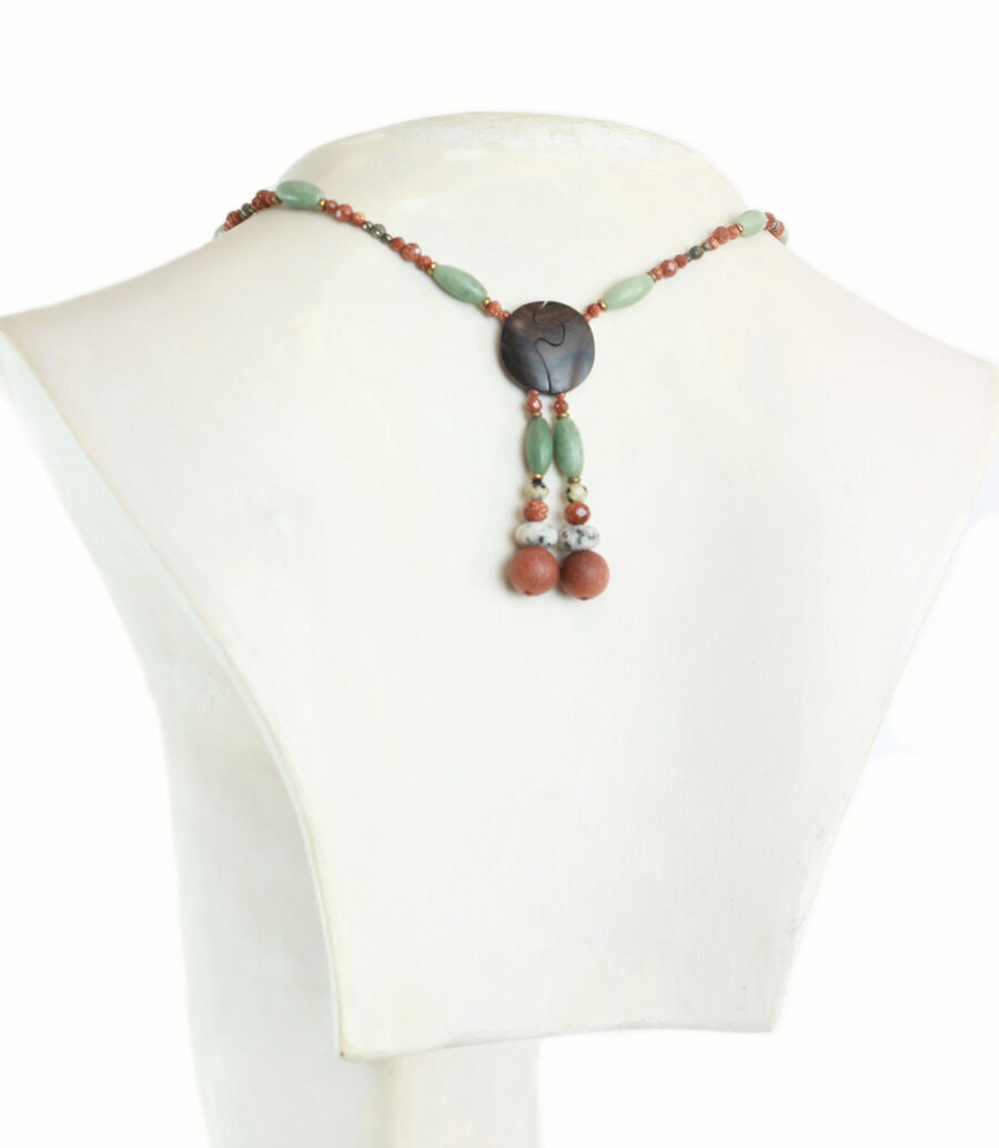 Collier choker ethnique, style amérindien
