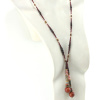 Collier rituel en perles naturelles de Grenat & Santal