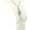 lariat style amérindien en perles de tourmaline bijou d'ancrage