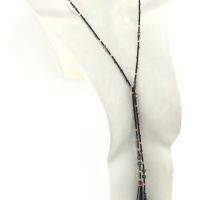 Sautoir Élégant en Pierres Naturelles – Harmonie Mystique et Organique