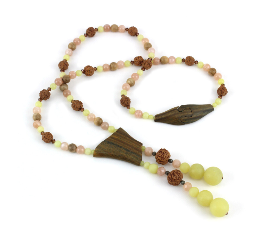 Cravate Palo Santo en Calcite