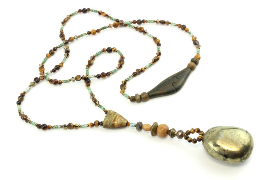 Lavallière Palo Santo & Chalcopyrite