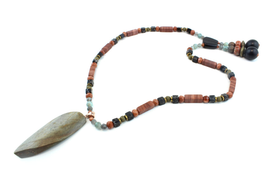 Choker Pierre de Rivière & Kyanite