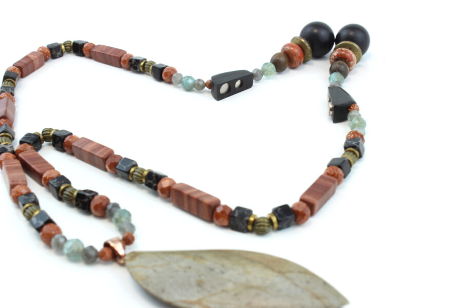 Choker Pierre de Rivière & Kyanite
