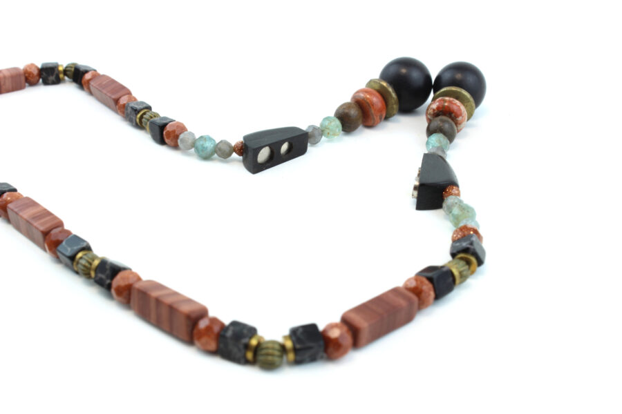 Choker Pierre de Rivière & Kyanite