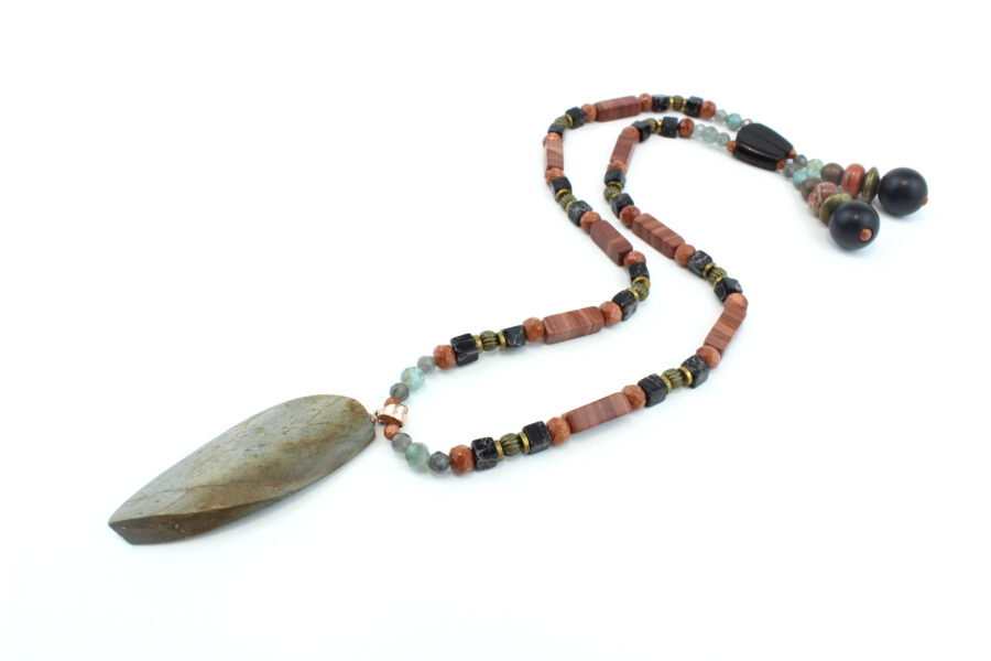Choker Pierre de Rivière & Kyanite